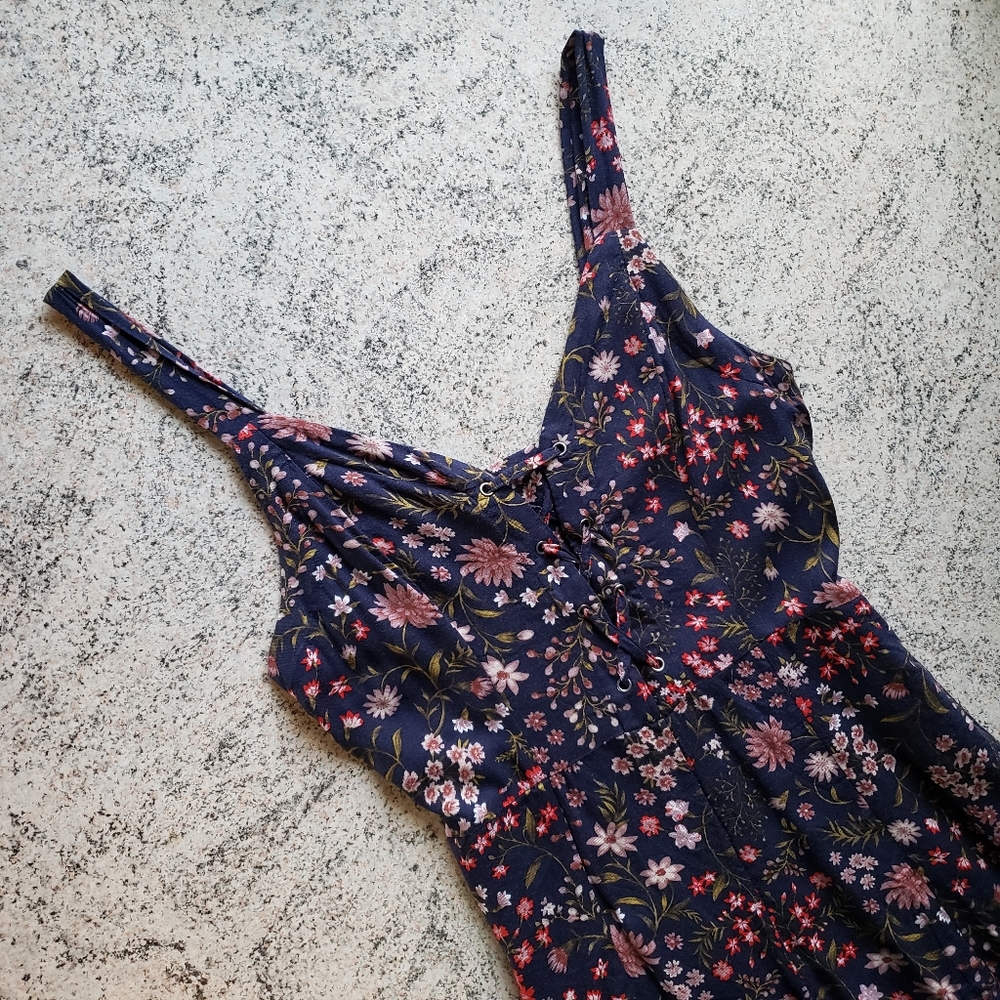 American Eagle Floral Romper
